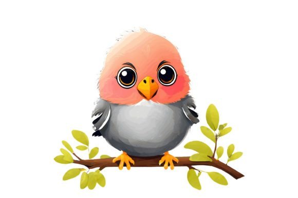 Download Cute Bird Illustration Png - Premium Resources